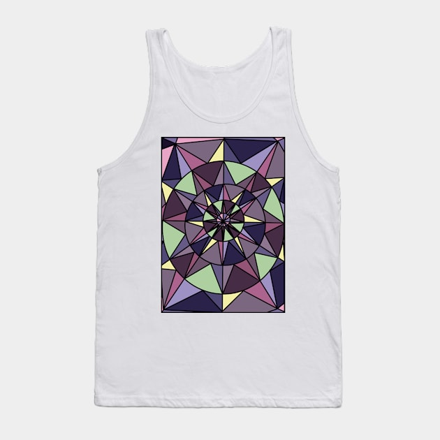 Patterned color palette Tank Top by lavavamp